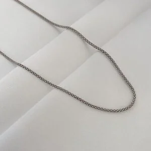 Corrente Pipoca de Prata