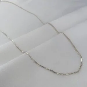 Corrente Veneziana de 70cm Prata 925