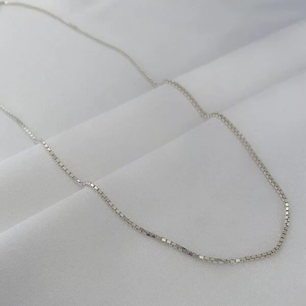 Corrente Veneziana de 70cm Prata 925