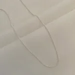 Corrente De Bolinhas 1mm De 40cm Prata 925 | Gissel Joias
