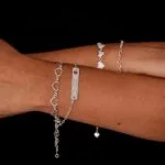 Pulseira Placa Vida Prata 925 - Imagem 3