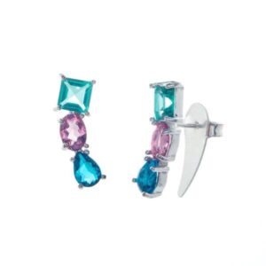 Brinco Earcuff Zircônia Prata 925