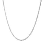 Corrente Cordão Baiano 50cm Prata 925
