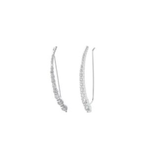 Brinco Earcuff Zircônias Prata 925