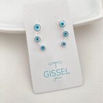 Brinco Earcuff Olho Grego Prata 925