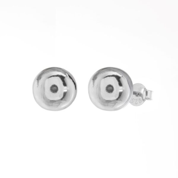 Brinco Esfera Lisa 6mm Prata 925