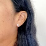 Brinco Esfera Lisa 8mm Prata 925