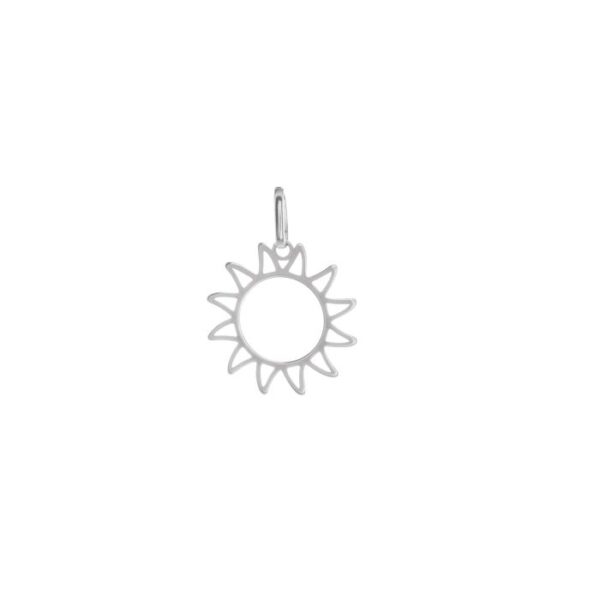 Pingente Sol Vazado Prata 925