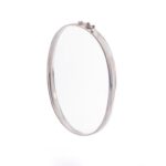 Bracelete de Prata Abaulado Fio 6mm