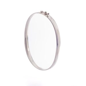 Bracelete de Prata Abaulado Fio 6mm