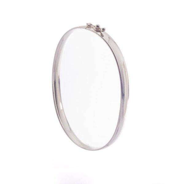 Bracelete de Prata Abaulado Fio 6mm - Imagem 1