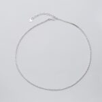 Choker Riviera Zircônias Brancas Prata 925