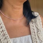 Colar Choker Cristais Rosa Prata 925 - Imagem 3