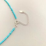 Colar Cristais Azul Turquesa Prata 925 - Imagem 3