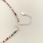 Colar Choker Cristais Multicoloridos Prata 925 - Imagem 3