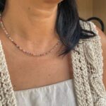 Colar Choker Cristais Multicoloridos Prata 925 - Imagem 2