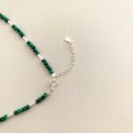 Colar Cristal Verde Esmeralda Prata 925 - Imagem 3