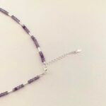 Colar Choker Cristal Lilás Prata 925 - Imagem 3