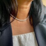 Colar de Prata Riviera Zircônias 4 Garras de 45cm - Imagem 2