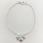 Pulseira de Prata Pingentes Estrela do Mar